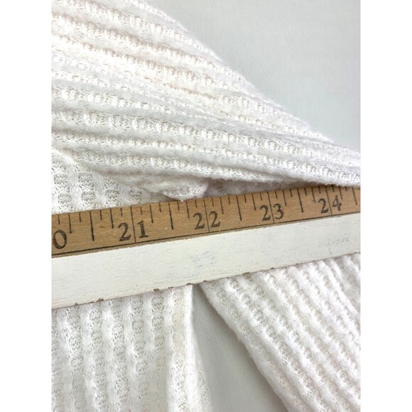 Torrid Women’s Blush Dip-Dye Brushed Waffle Knit Tunic Blouse Pullover Size 0 - Picture 6 of 10